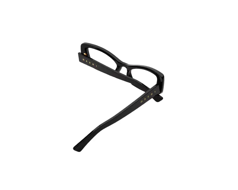 Donna Marni 6HH Jarbek Black Montature da vista Acetato Nero Squadrata miniatura 3