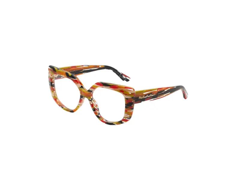 Donna Marni 7VW Zvier Stripes Montature da vista Acetato Fantasia Geometrica