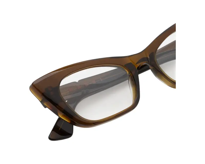 Donna Marni 83K Nezia Brown Montature da vista Acetato Marrone Cat Eye miniatura 3