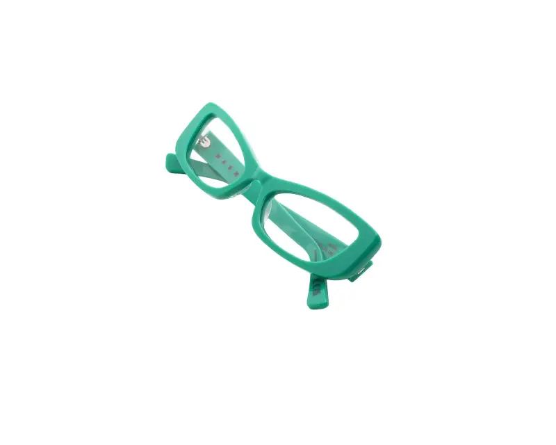 Donna Marni BE7 Jarbek Green Montature da vista Acetato Verde Squadrata miniatura 3