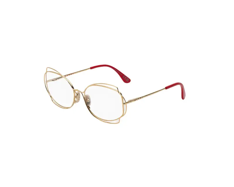 Donna Marni BXL Route Of The Sun Optical Gold Montature da vista Metallo Oro Geometrica