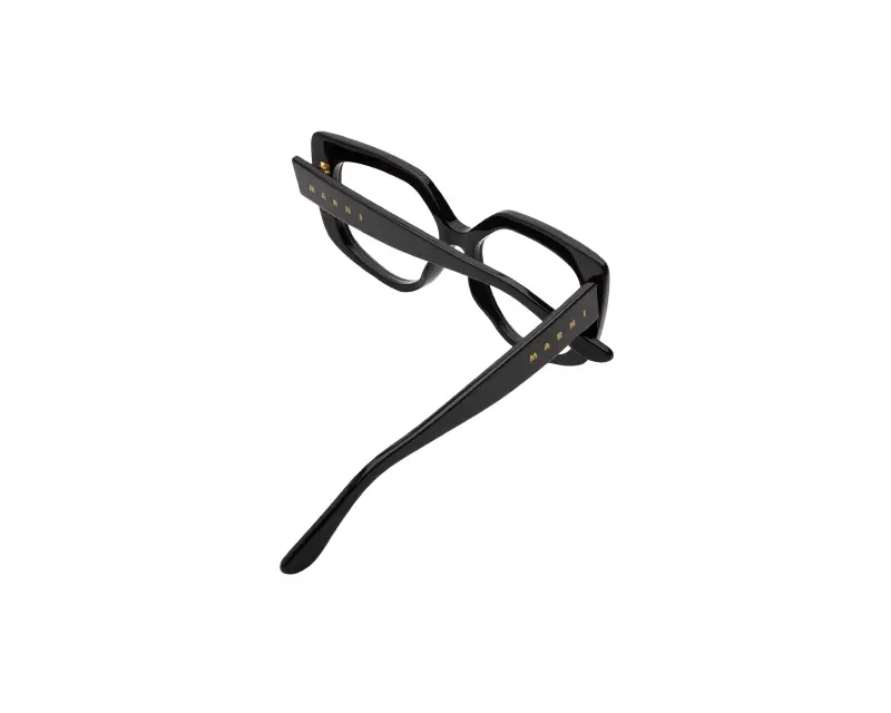 Donna Marni C01 Zvier Black Montature da vista Acetato Nero Geometrica miniatura 3
