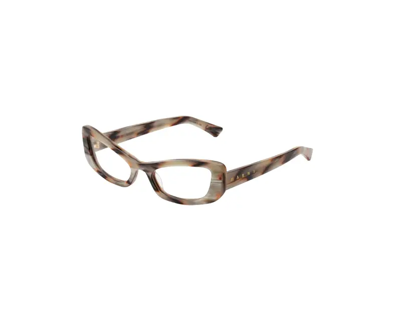 Donna Marni GRY Jarbek Shell Montature da vista Acetato Grigio Squadrata