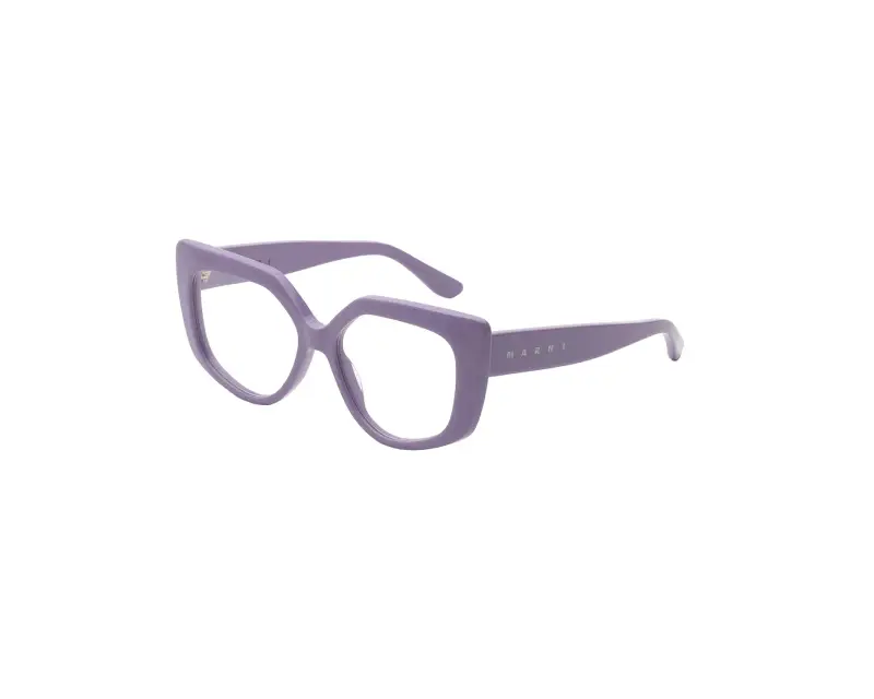 Donna Marni LDO Zvier Violet Montature da vista Acetato Viola Geometrica