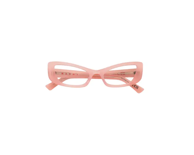 Donna Marni S3D Jarbek Pink Montature da vista Acetato Rosa Squadrata miniatura 2