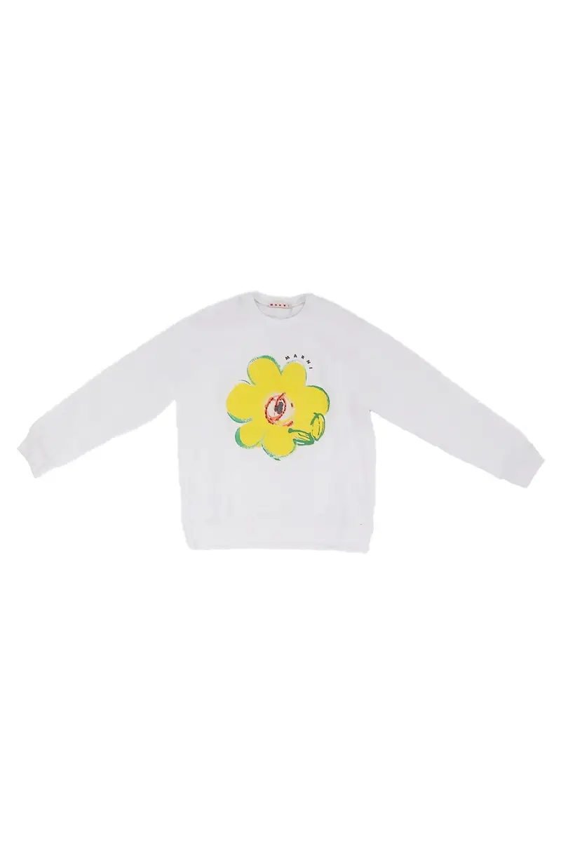 Felpa Bambina MARNI White Ms351f