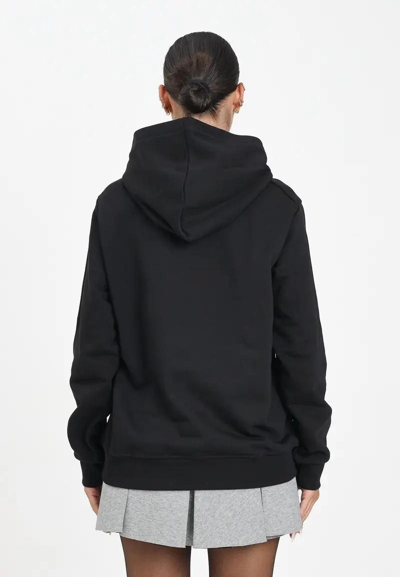 MARNI Felpa girocollo nera per donna, ragazzi e bambini con logo miniatura 3