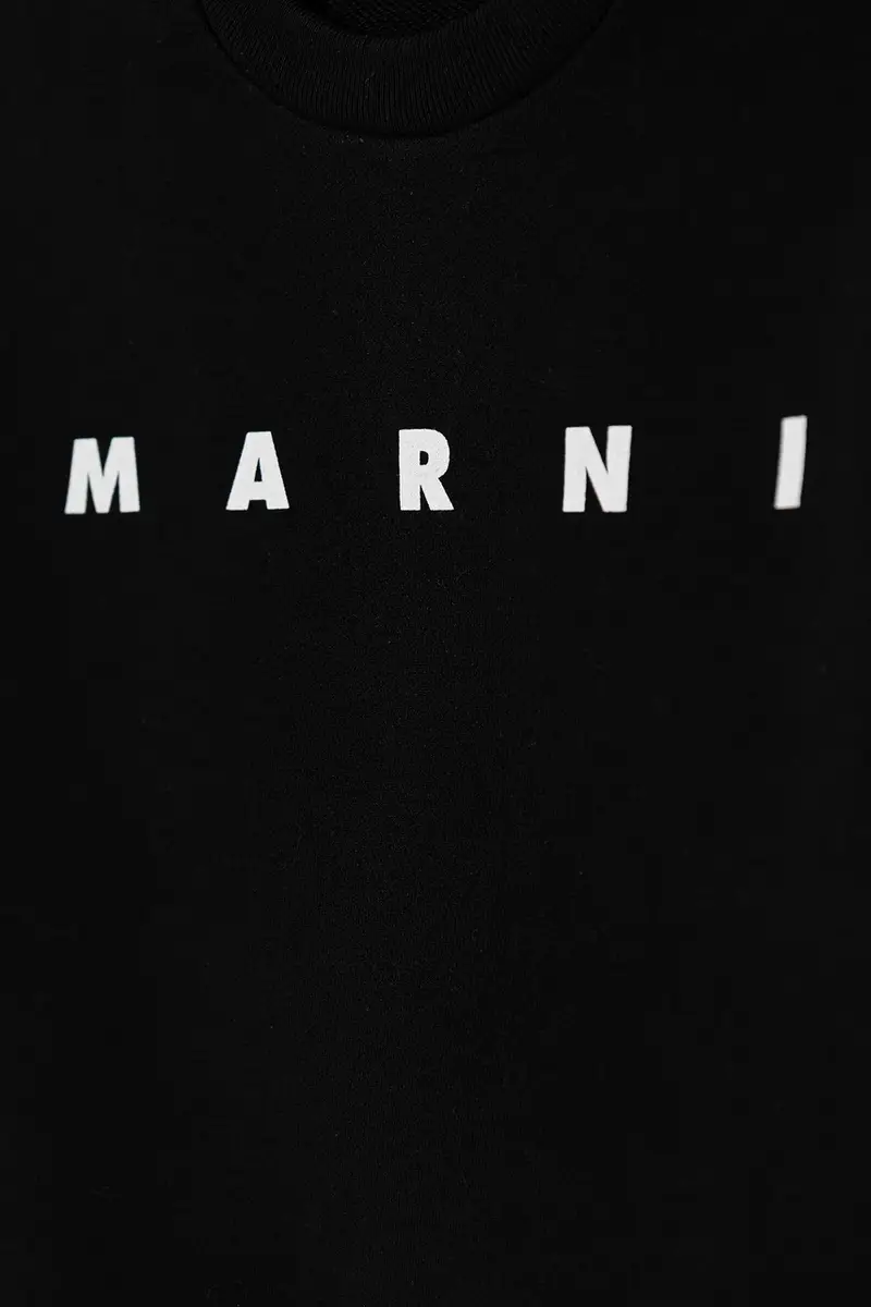 felpa in cotone bambino/a MS340U SWEAT-SHIRT colore nero M01612 miniatura 3