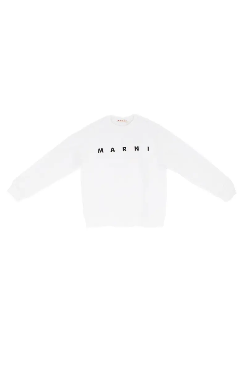 Felpa Unisex Junior MARNI White Ms340u