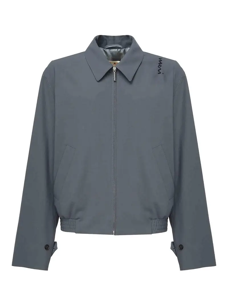 Giacca di lana leggera Grigio