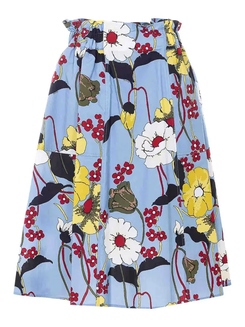 Gonna midi multicolore