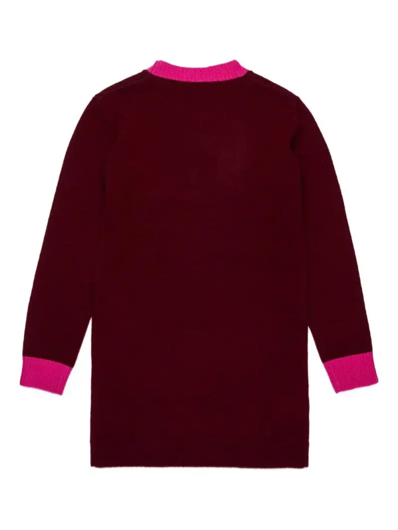 Abito con logo a intarsio Marmellata frutti di bosco miniatura 3