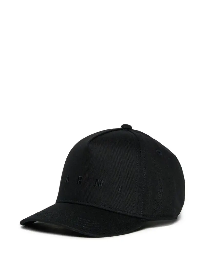Cappello con logo Nero