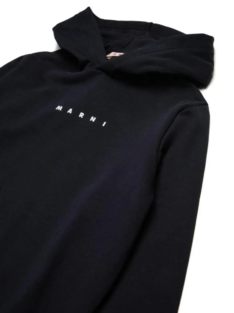 Felpa con cappuccio Nera miniatura 3