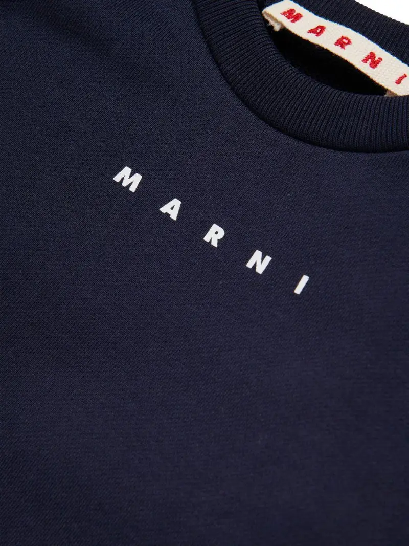 Felpa con stampa con logo Notte miniatura 3