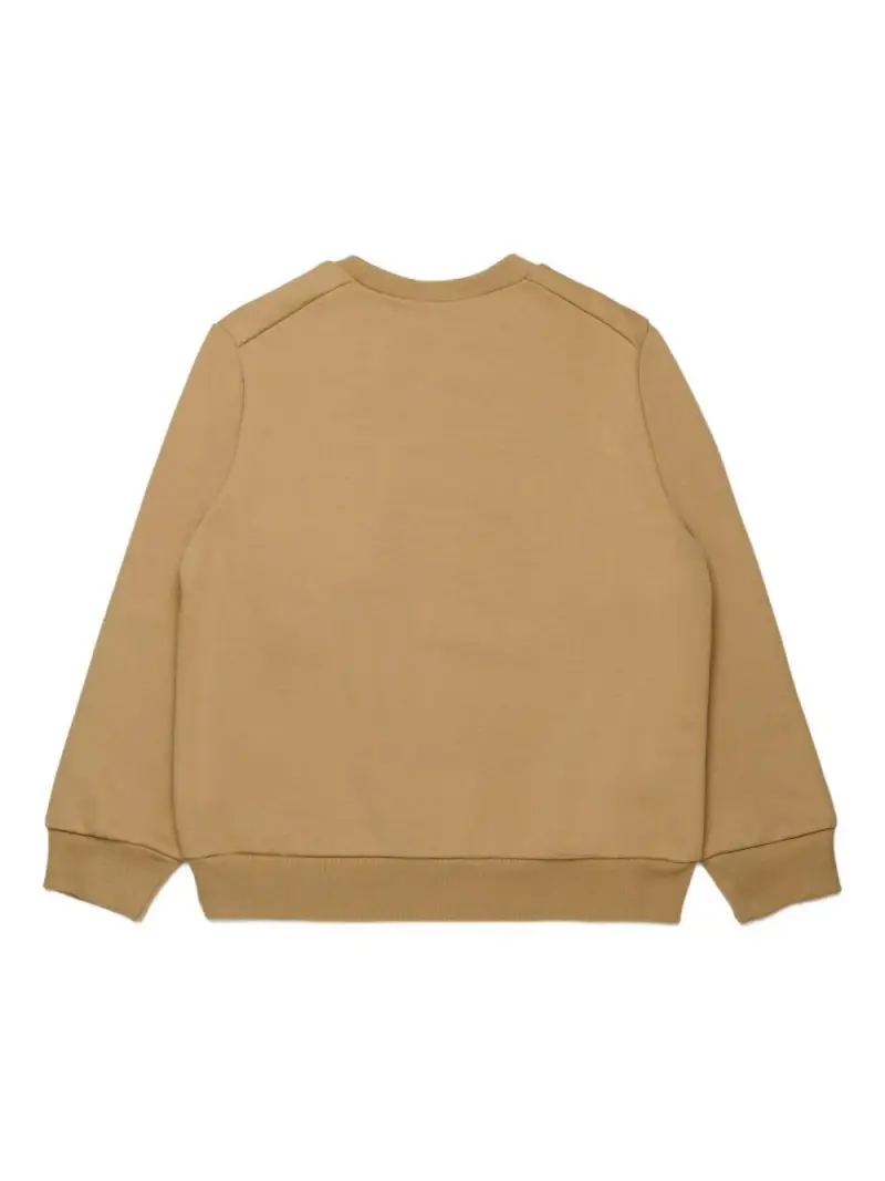 Felpa leggera in cotone Beige miniatura 2