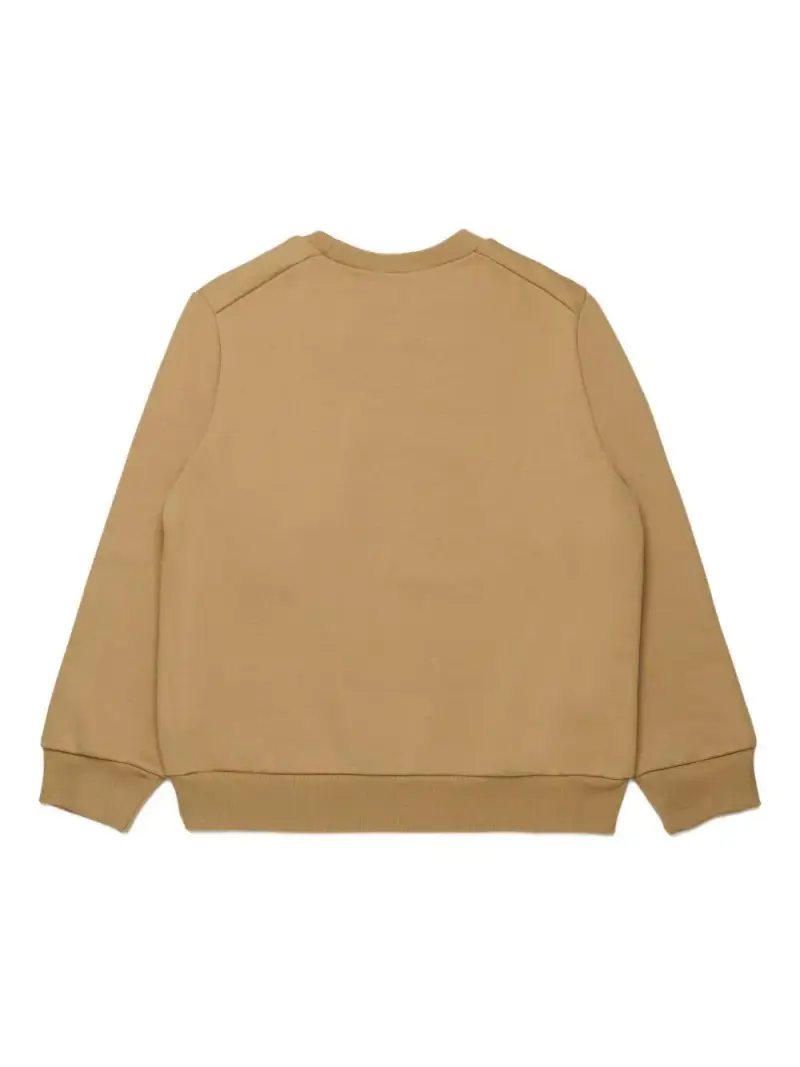 Felpa leggera in cotone Beige miniatura 2