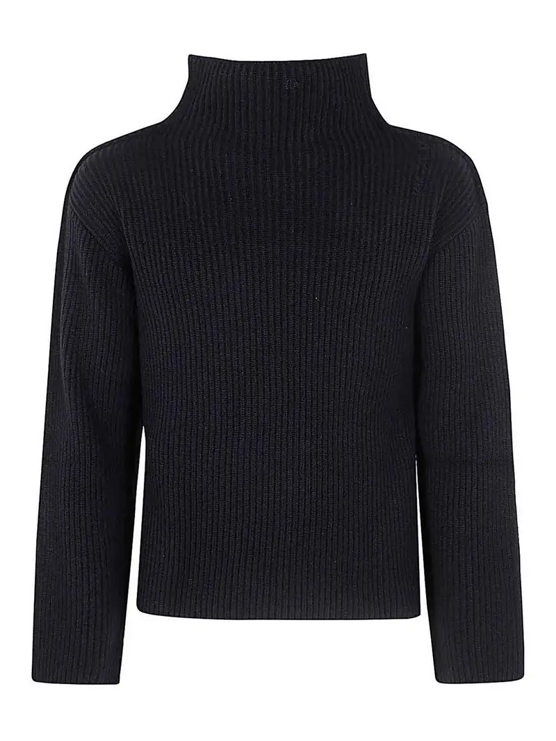 Maglione a collo alto Nero