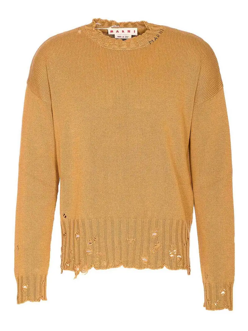 Maglione arancione Giallo