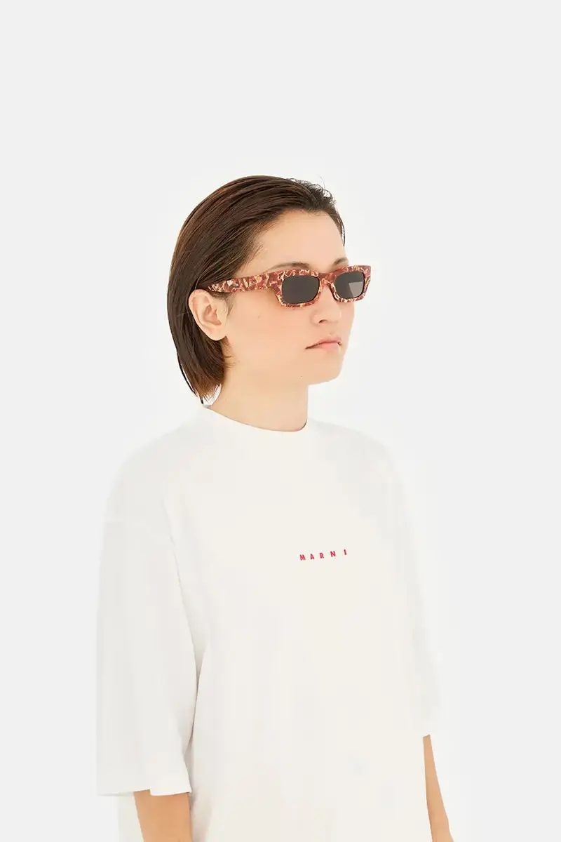 occhiali da sole Haicli Marrone miniatura 5