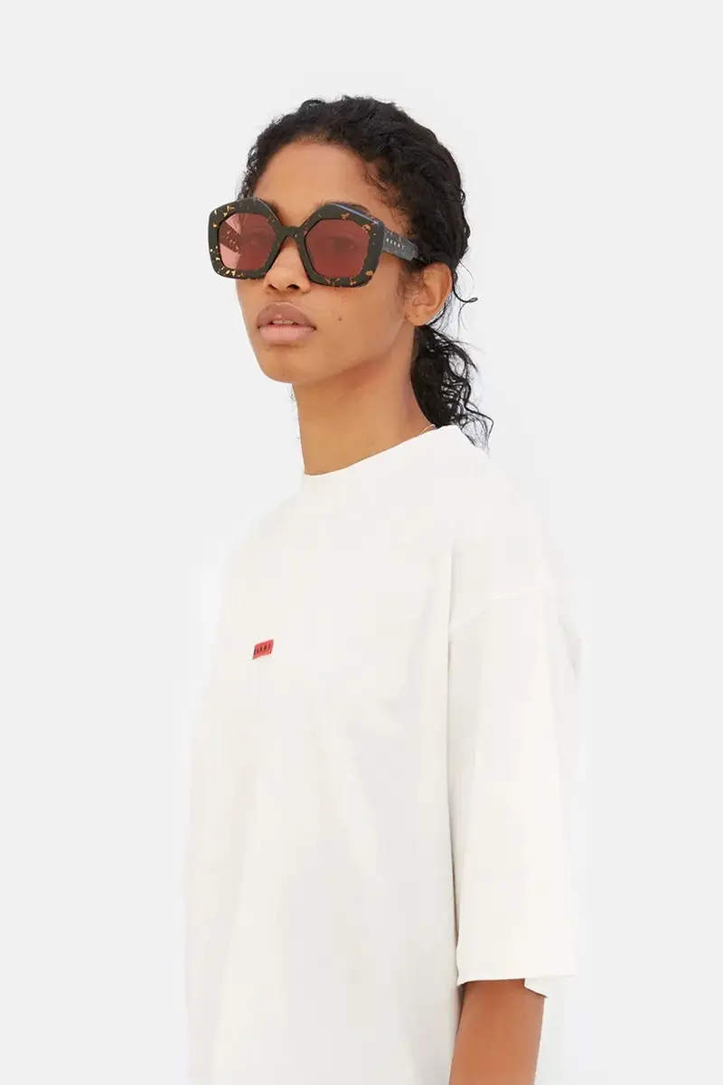 occhiali da sole Laughing Waters Havana Nero miniatura 5