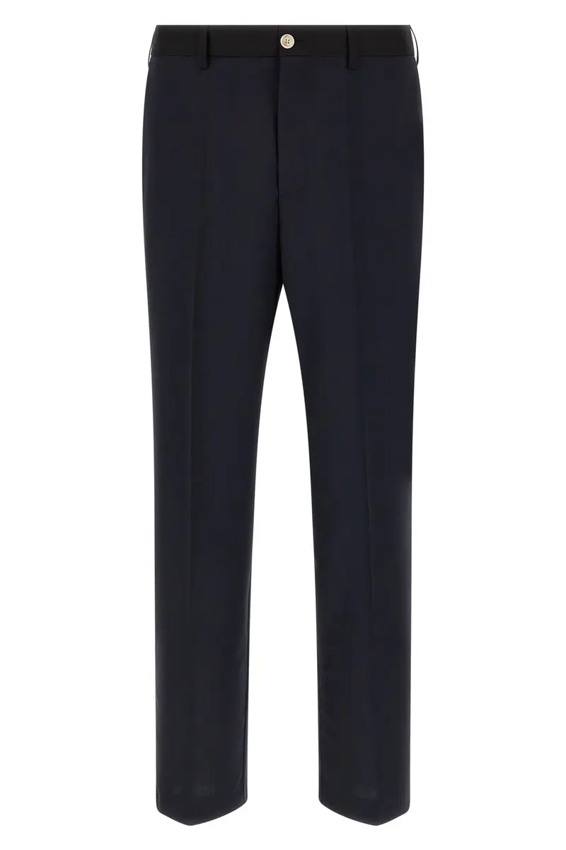 Pantalone Lana Tropical Blu