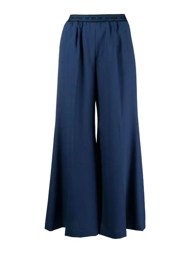 Pantaloni a gamba larga Blu