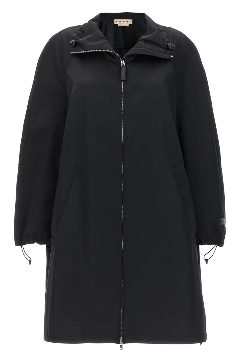 Parka Satinato Nero