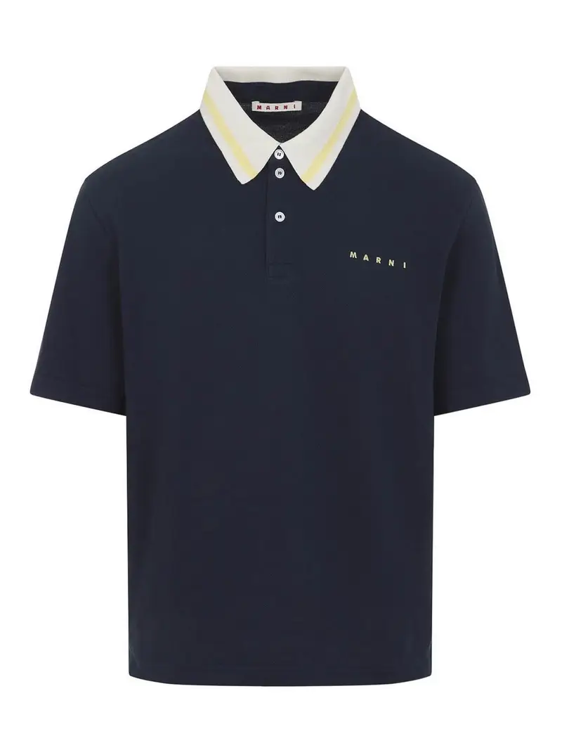 Polo in cotone Blu