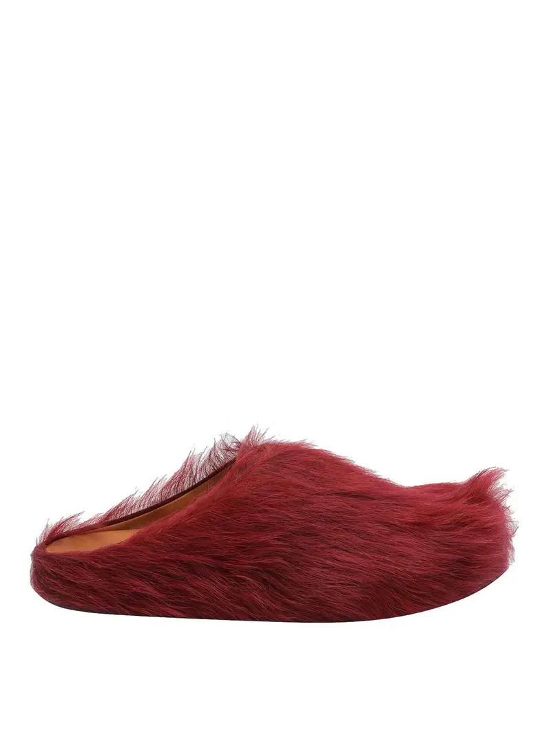 Sabot Bordeaux Capelli Lunghi Fussbet Rosso