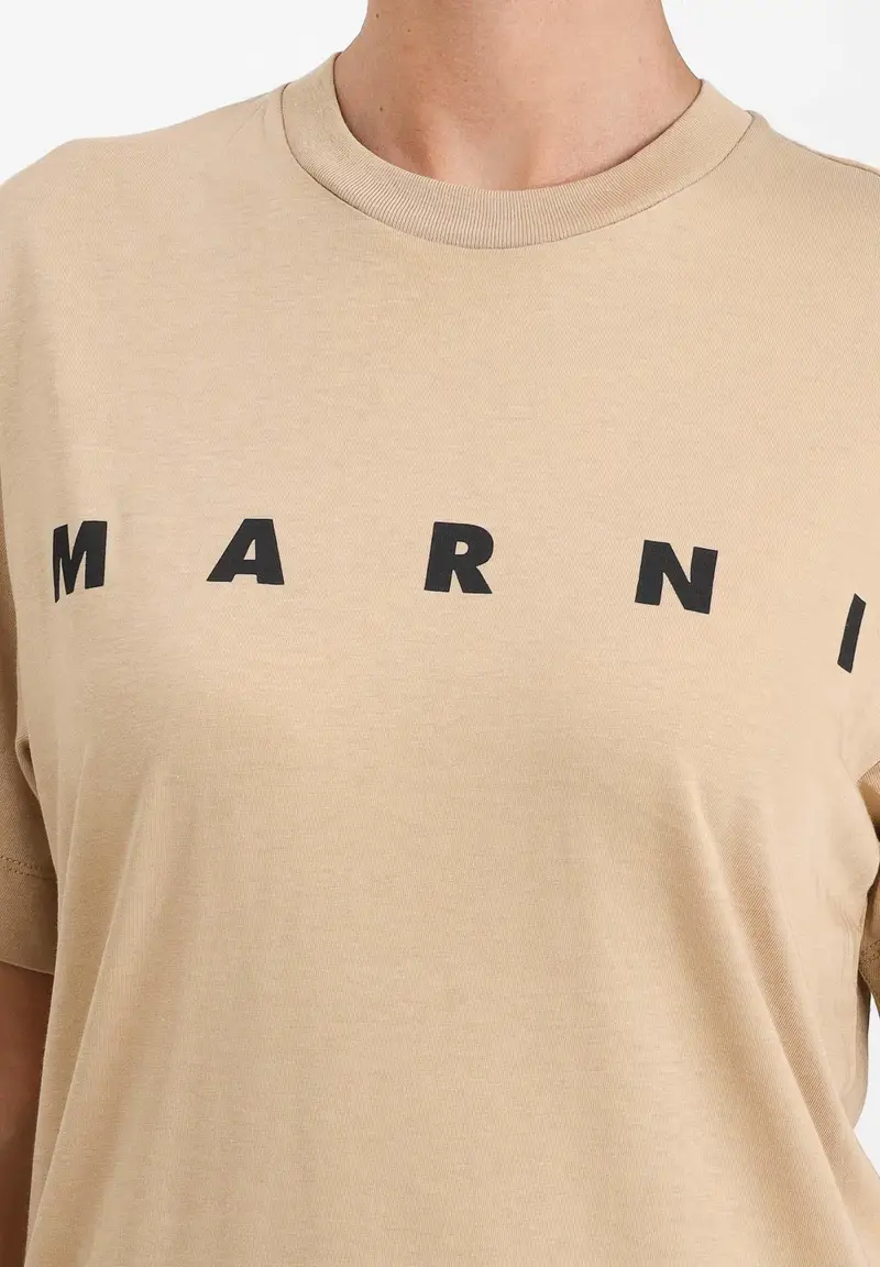 MARNI T-shirt Donna Beige 1883503 miniatura 2