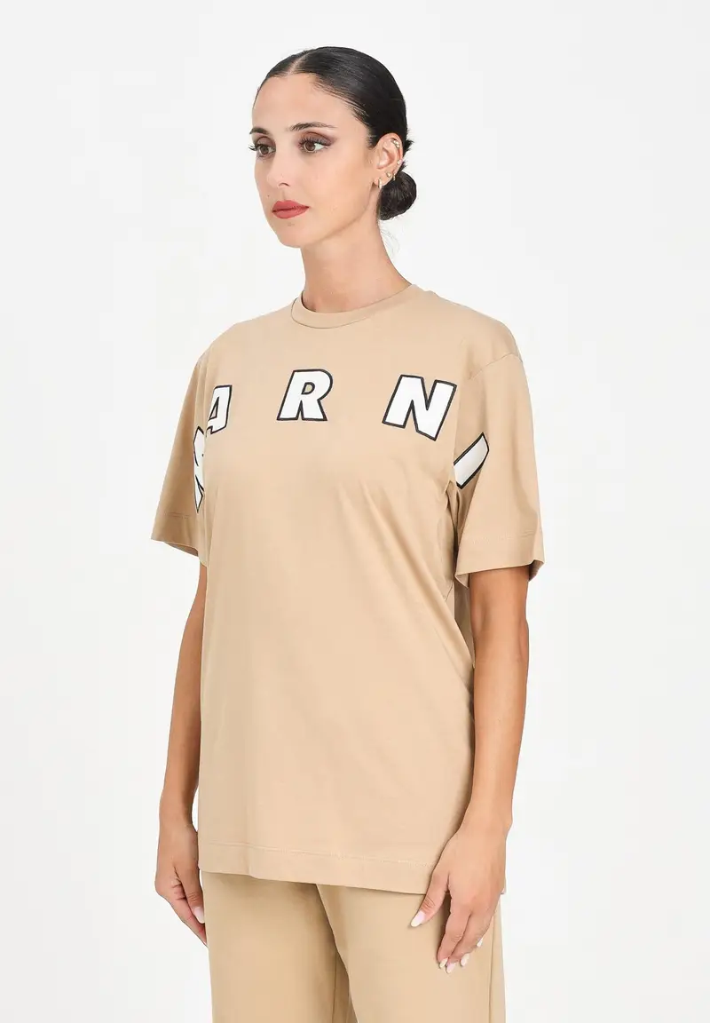 MARNI T-shirt Donna Beige 1883563