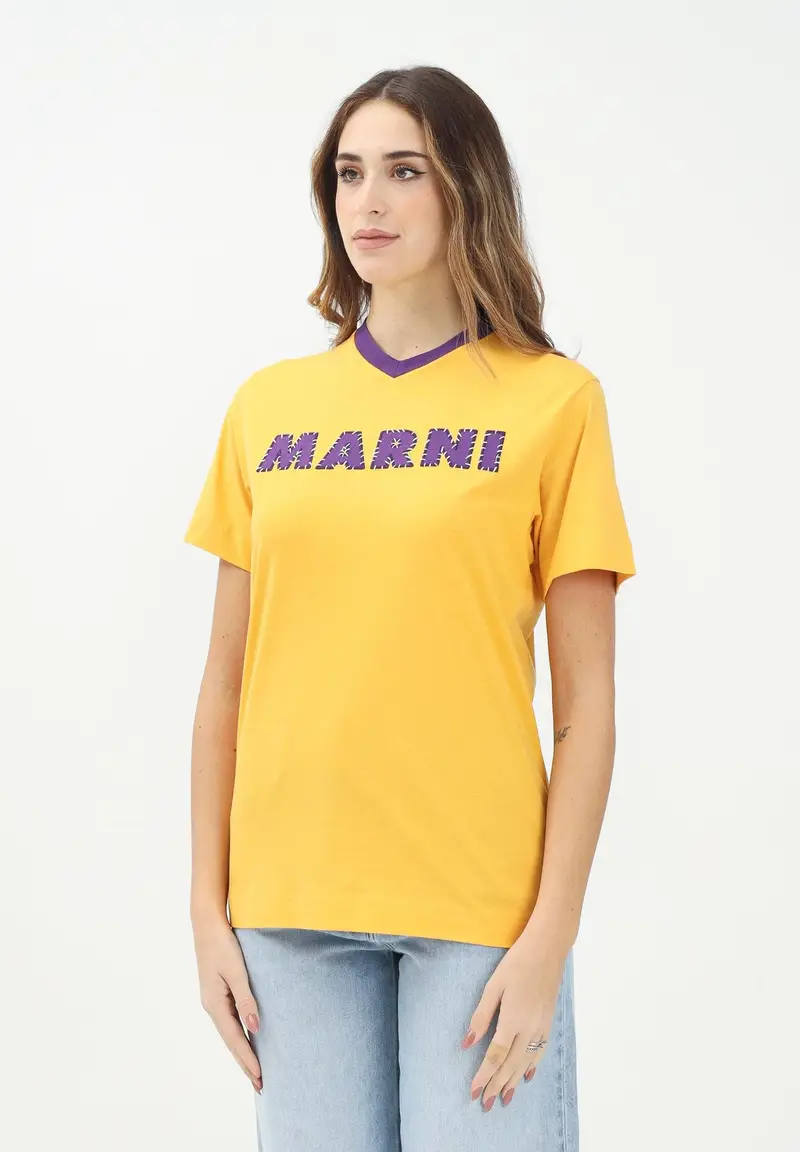 MARNI T-shirt Donna Viola 917415