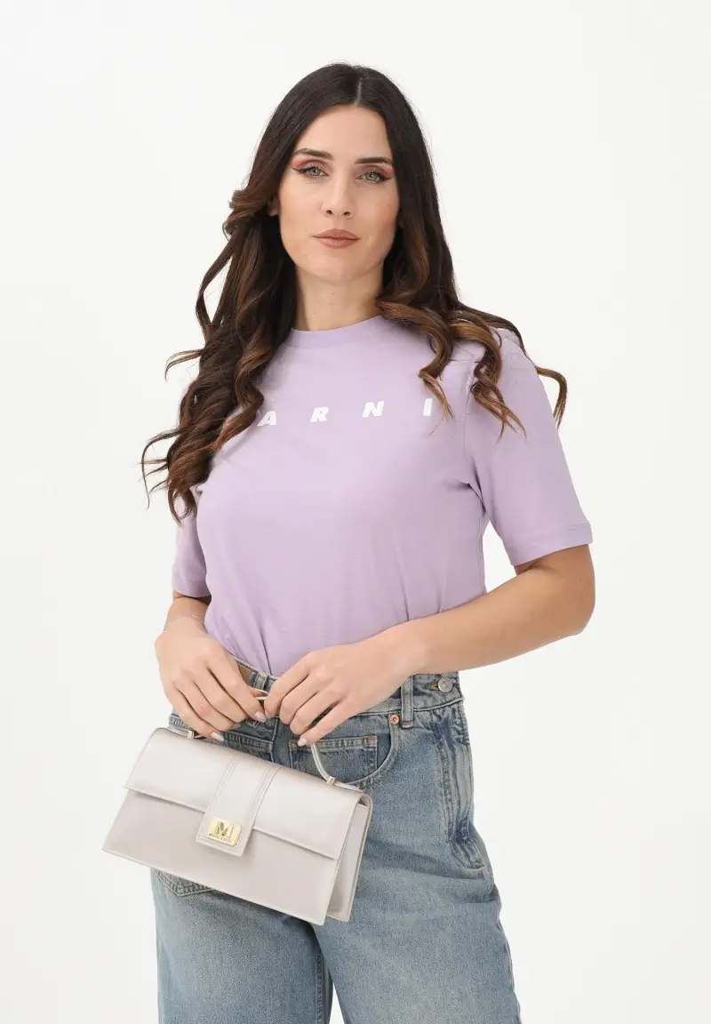 MARNI T-shirt Donna Lilla 4094700 miniatura 2