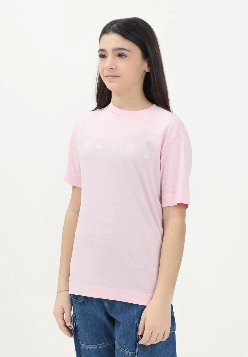 MARNI T-shirt Donna Rosa 916778 miniatura 3