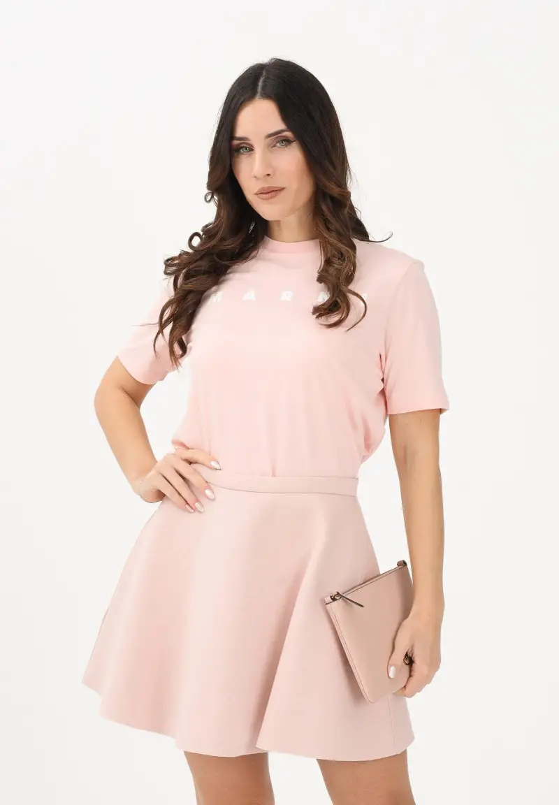 MARNI T-shirt Donna Rosa 4094634 miniatura 2