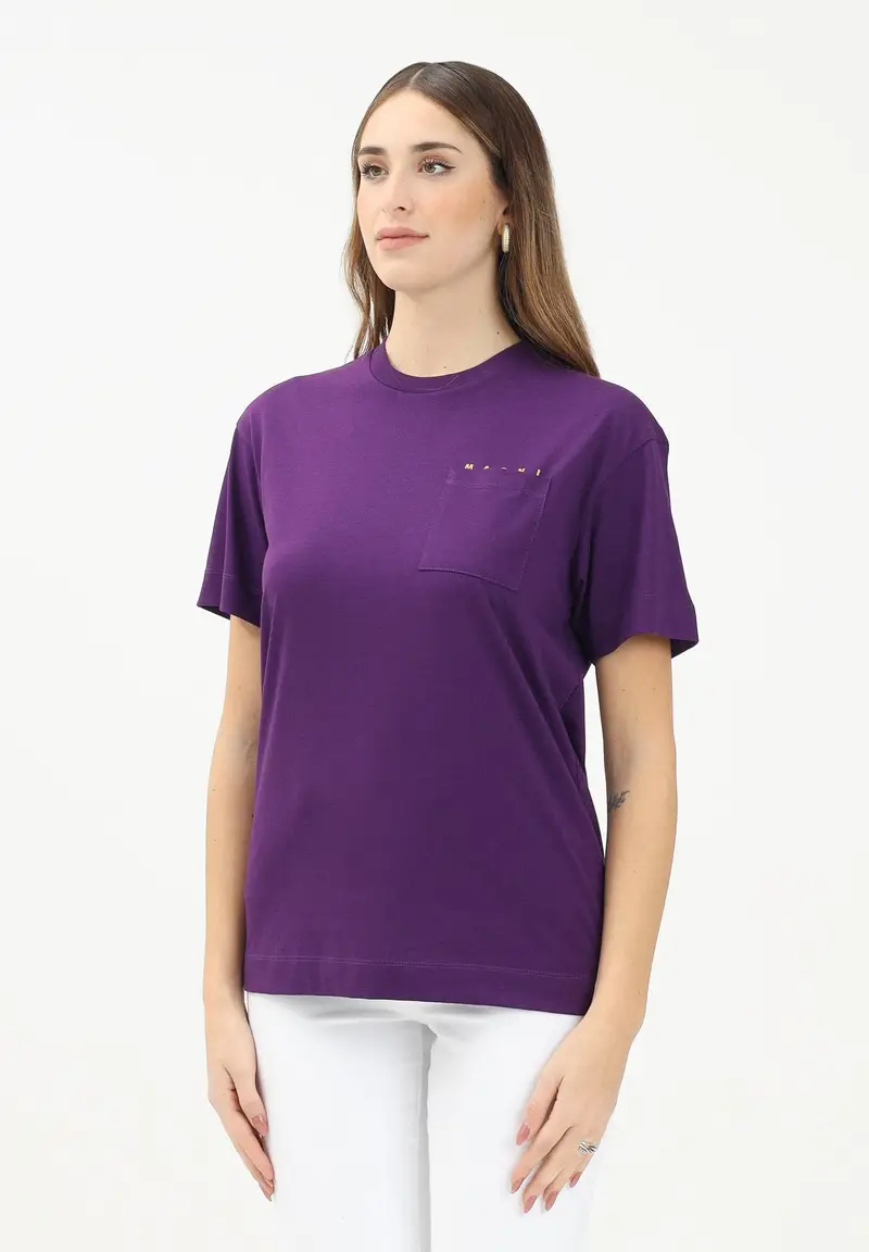 MARNI T-shirt Donna Viola 917751