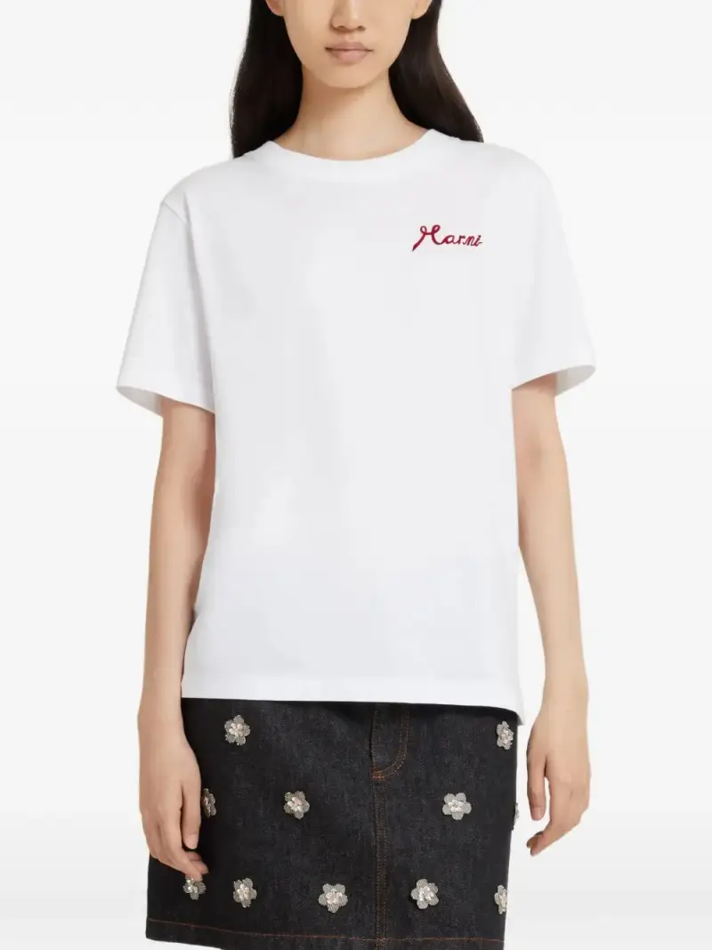 MARNI T-shirt Bianco 4133058 miniatura 3