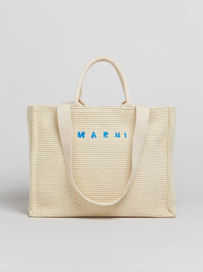 Marni tote bag in rafia