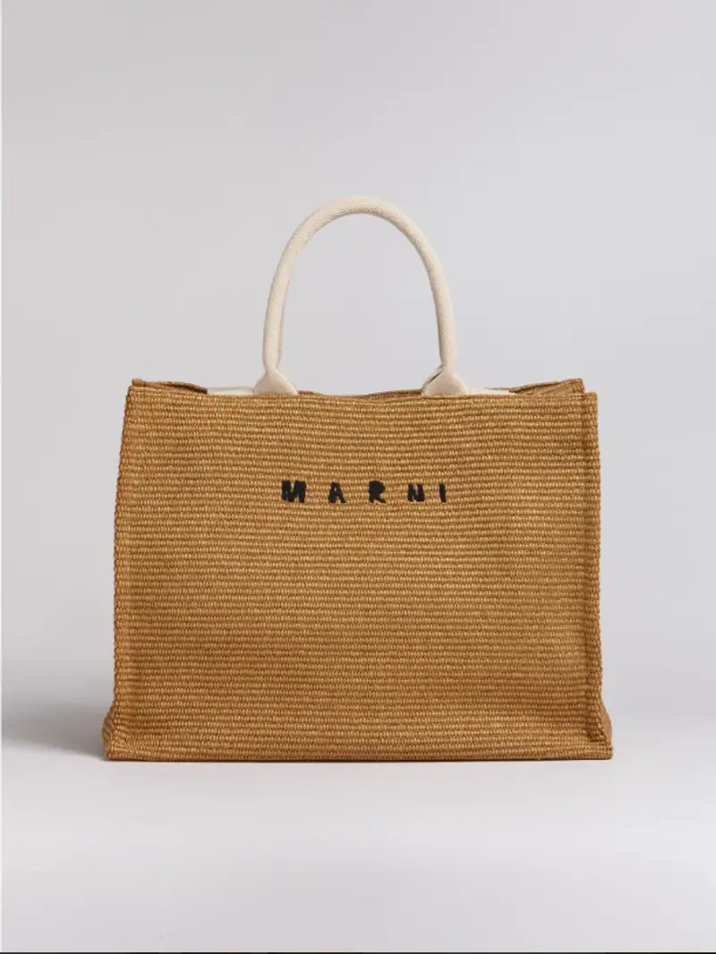Marni tote bag in rafia