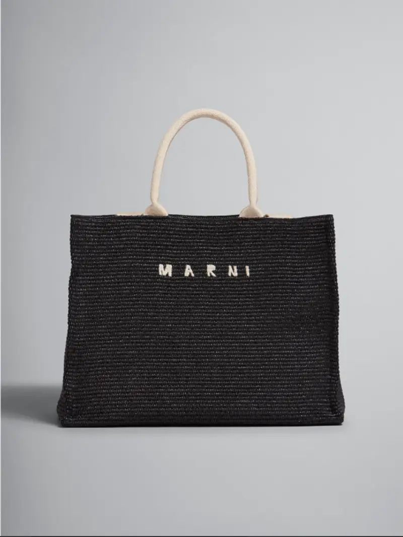 Marni tote bag in rafia