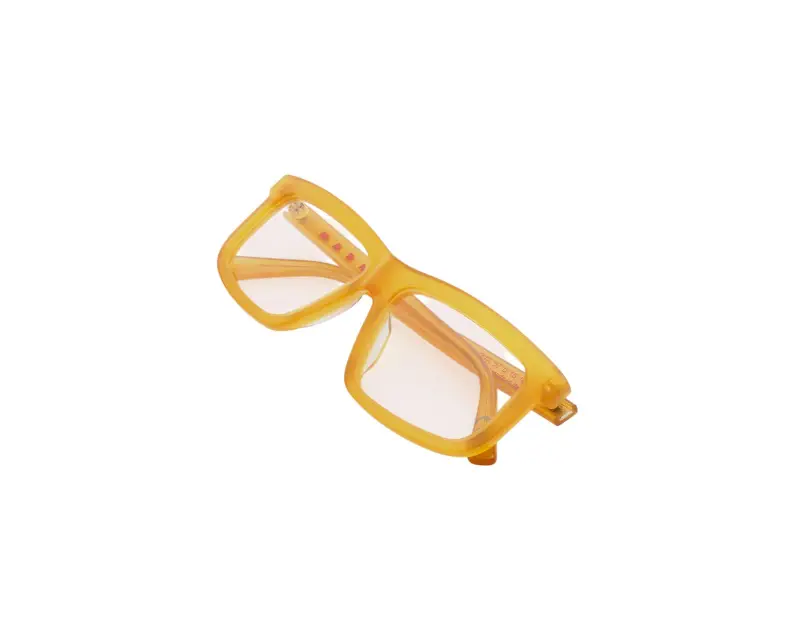 Unisex 94X Annapuma Circuit Optical Miele Montature da vista Acetato Miele Squadrata miniatura 3