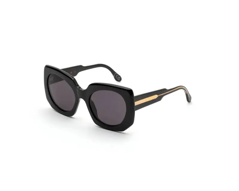 Unisex Marni 0AJ Jellyfish Lake Black Occhiali da sole Acetato Nero Nero Squadrata