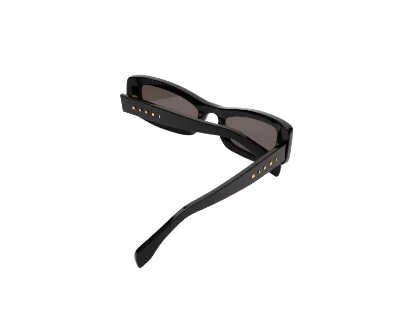 Unisex Marni 0MA Nyama Black Occhiali da sole Acetato Nero Nero Squadrata miniatura 3