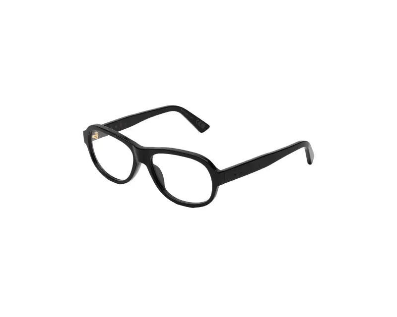 Unisex Marni 0QW Azotl Black Montature da vista Acetato Nero Geometrica