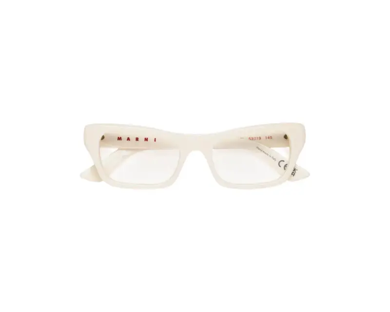Unisex Marni 1SL Akelu Cream Montature da vista Acetato Avorio Squadrata miniatura 2