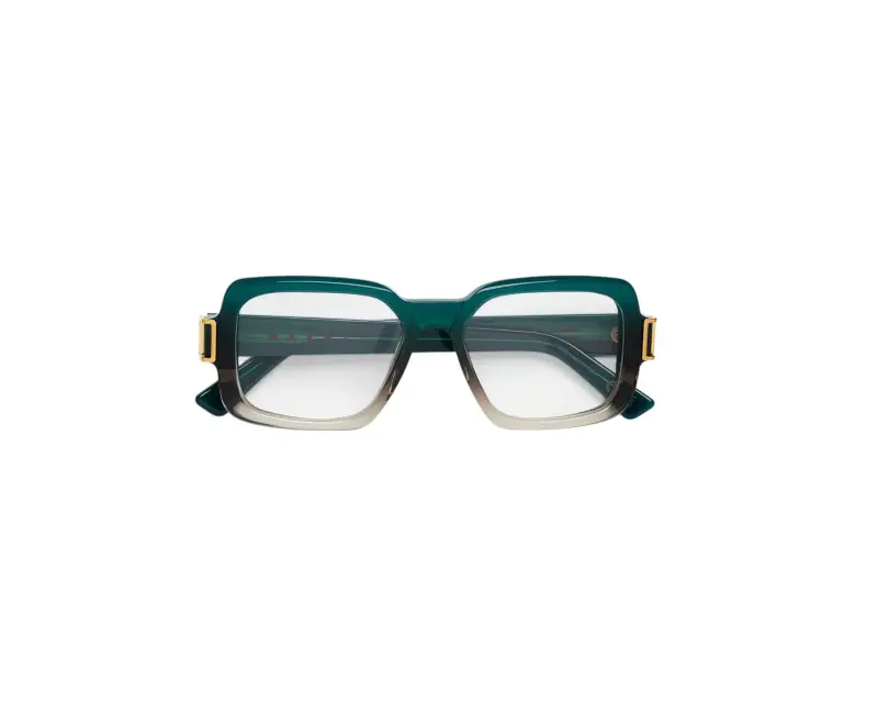 Unisex Marni 2SC Zamalek Optical Green Fade Montature da vista Acetato Verde Squadrata miniatura 2