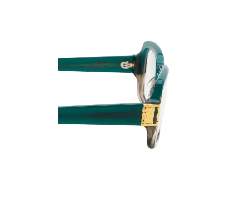 Unisex Marni 2SC Zamalek Optical Green Fade Montature da vista Acetato Verde Squadrata miniatura 3