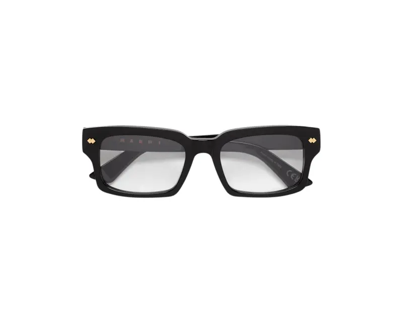 Unisex Marni 4MX Eshami Black Montature da vista Acetato Nero Squadrata miniatura 2