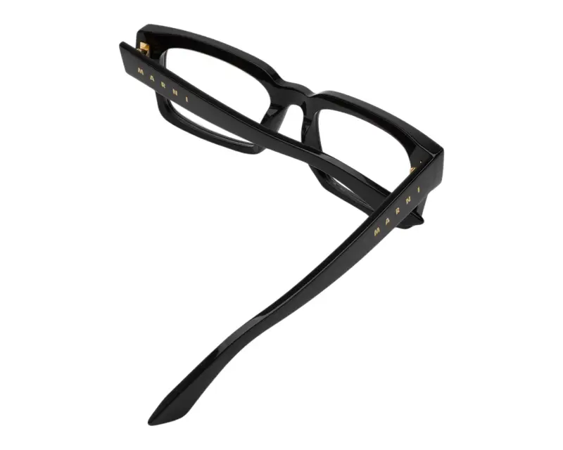 Unisex Marni 4MX Eshami Black Montature da vista Acetato Nero Squadrata miniatura 3